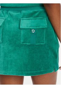 Juicy Couture Spódnica mini Heritage JCGGS125022 Zielony Slim Fit. Kolor: zielony. Materiał: welur #4