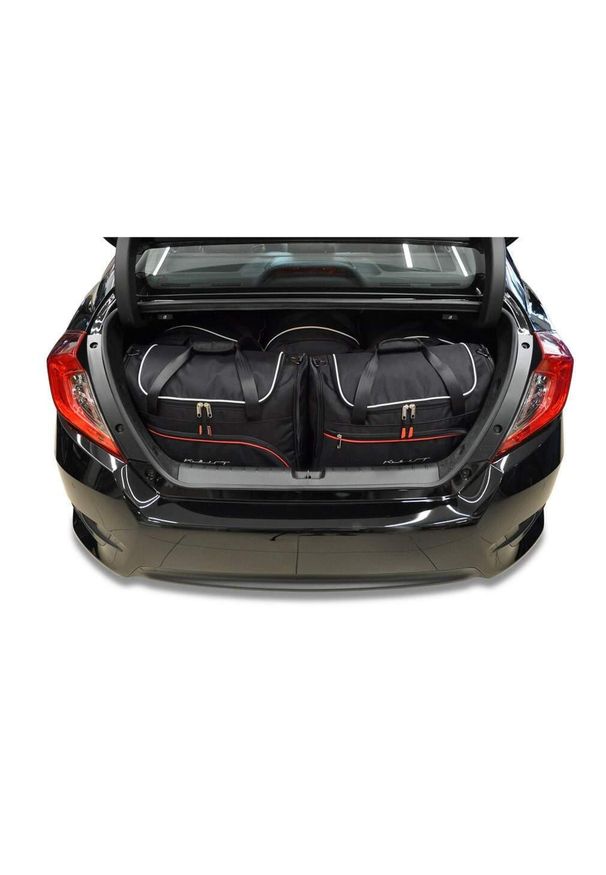 KJUST - Torby Do Bagażnika Honda Civic Limousine 2017-2021 5Szt Kjust. Kolor: czarny. Styl: sportowy