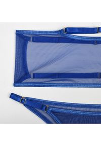 Intica - Komplet bielizny transparentny z chokerem Lashaun. Kolor: różowy. Materiał: materiał #10