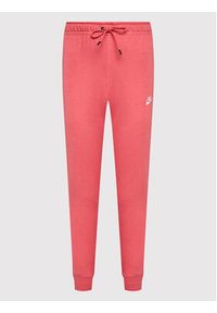 Nike Spodnie dresowe Essential BV4099 Różowy Slim Fit. Kolor: różowy. Materiał: bawełna, dresówka #2