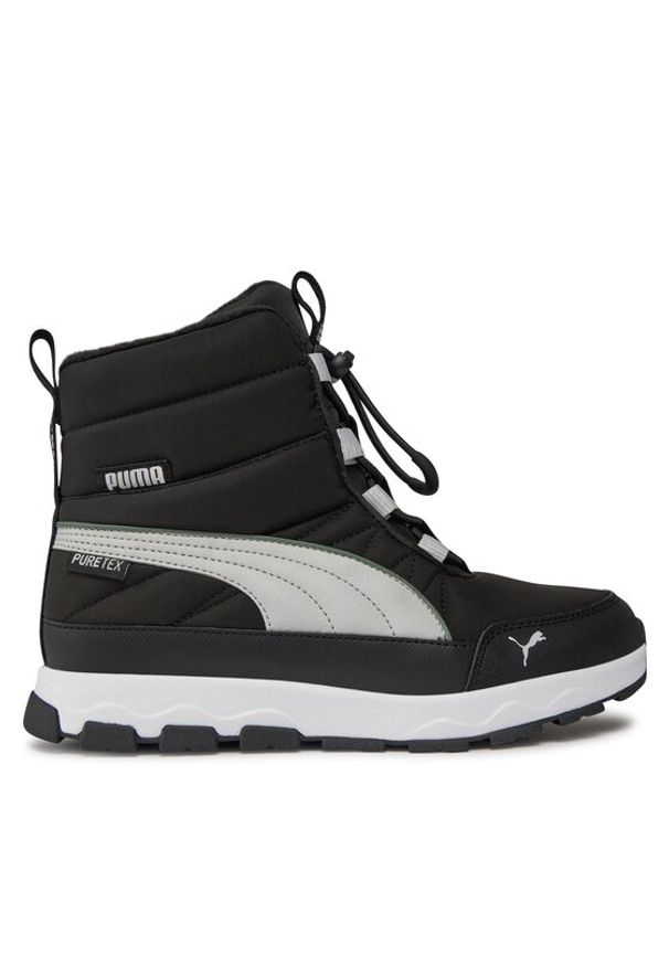 Puma Śniegowce Evolve Boot Puretex Jr 392647 02 Czarny. Kolor: czarny. Materiał: skóra