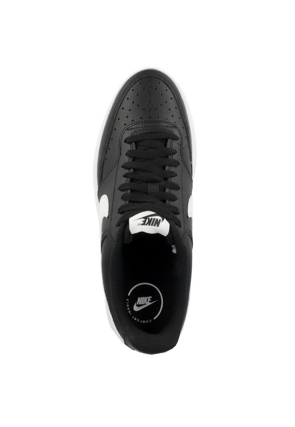 Tenisówki Nike Model Court Vision Alta Ltr Kolor Czarny. Zapięcie: rzepy. Kolor: czarny. Materiał: materiał, skóra, tkanina, syntetyk. Szerokość cholewki: normalna. Model: Nike Court. Sport: turystyka piesza