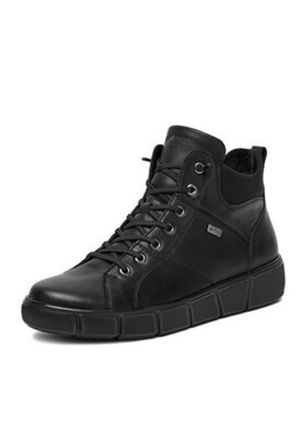 Remonte Trzewiki D1T76-00 Czarny. Kolor: czarny. Materiał: skóra