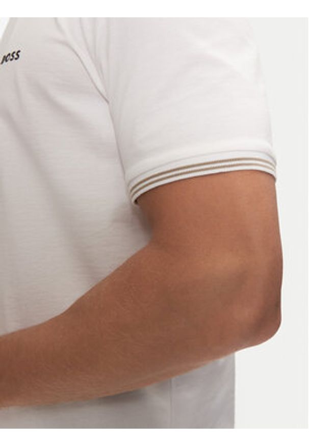 BOSS - Boss T-Shirt Taul 50521245 Écru Regular Fit. Materiał: bawełna