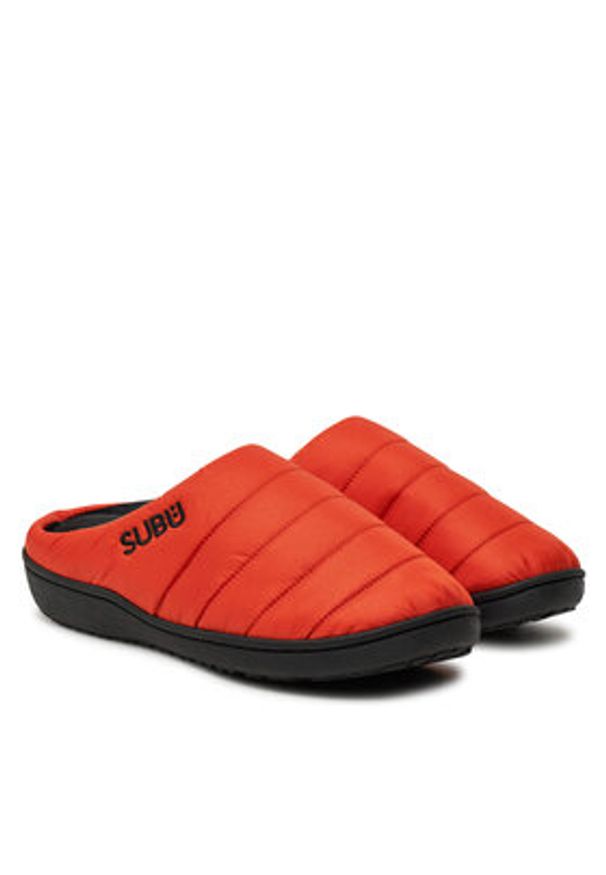 Subu Kapcie F-line Pomarańczowy. Kolor: pomarańczowy. Materiał: materiał