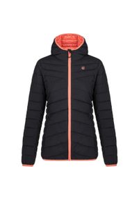 WINTER TIME - Damska kurtka zimowa Loap Irrimana. Typ kołnierza: kaptur. Kolor: fioletowy, wielokolorowy, pomarańczowy. Sezon: zima. Styl: sportowy #1