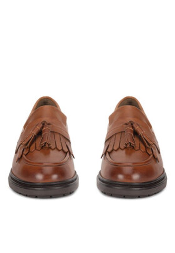 Sergio Bardi Loafersy WI34-GALA-01SB Brązowy. Kolor: brązowy. Materiał: skóra
