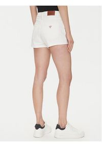 Guess Jeans Szorty jeansowe W5GD0Y D5M62 Biały Regular Fit. Kolor: biały. Materiał: bawełna #3