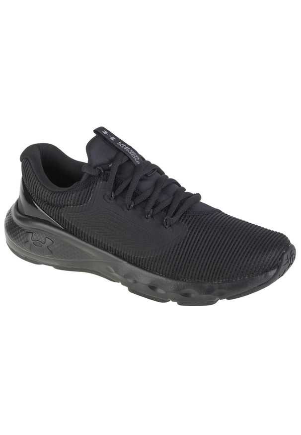 Buty do biegania męskie, Under Armour Charged Vantage 2. Kolor: czarny. Materiał: materiał, syntetyk, tkanina