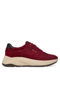 Sneakersy Tamaris. Kolor: czerwony
