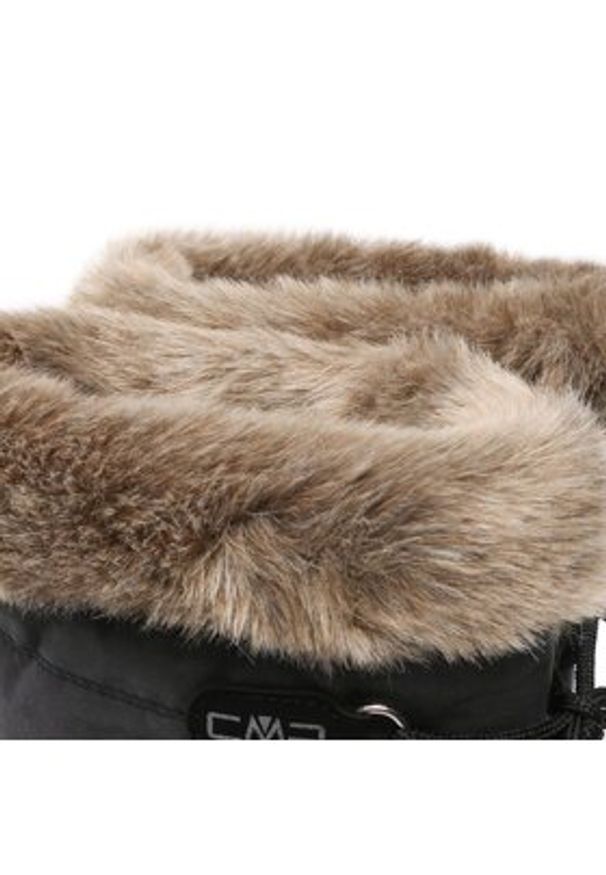 CMP Śniegowce Nietos Low Wmn 3Q78956 Czarny. Kolor: czarny. Materiał: materiał