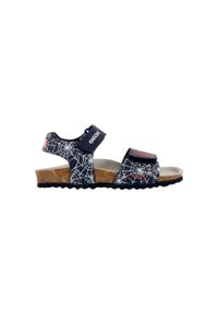 Geox - Sandały GEOX J GHITA BOY Niebieski. Kolor: niebieski. Materiał: syntetyk, tkanina. Sezon: lato