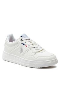 U.S. Polo Assn. Sneakersy Kosmo002B Club KOSMO002W/4Y2 Biały. Kolor: biały. Materiał: skóra