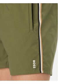 BOSS Szorty kąpielowe Iconic 50491594 Zielony jasny Regular Fit. Kolor: zielony #4