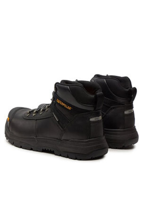 CAT Footwear Trapery Pneumatic 2.0 St S3 Wr Hro Src P725692 Czarny. Kolor: czarny. Materiał: skóra