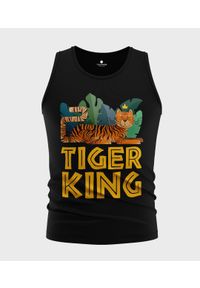MegaKoszulki - Koszulka męska bez rękawów Tiger King. Materiał: bawełna. Długość rękawa: bez rękawów #1
