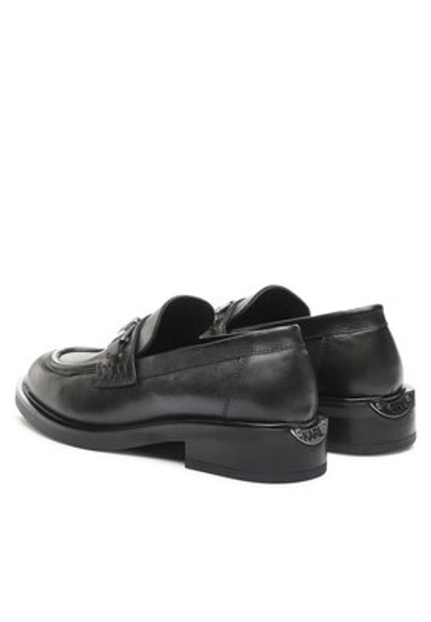 Karl Lagerfeld - KARL LAGERFELD Loafersy KL41420 Czarny. Kolor: czarny. Materiał: skóra