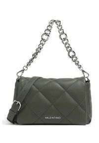 Valentino by Mario Valentino - VALENTINO Zielona torebka Cold Re. Kolor: zielony. Materiał: pikowane #4