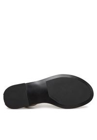 Calvin Klein Sandały Flat Sandal W/Ck Hw - Lth HW0HW02367 Brązowy. Kolor: brązowy. Materiał: skóra #4