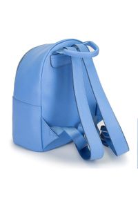 Wittchen - Damski plecak skórzany minimalistyczny. Kolor: niebieski. Materiał: skóra. Styl: elegancki #5