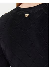 Marciano Guess Sweter 5YGR11 5036Z Czarny Regular Fit. Kolor: czarny. Materiał: wiskoza