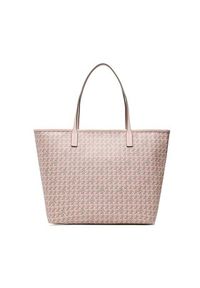 Tory Burch Torebka Basketweave Tote 145634 Różowy. Kolor: różowy. Materiał: skórzane