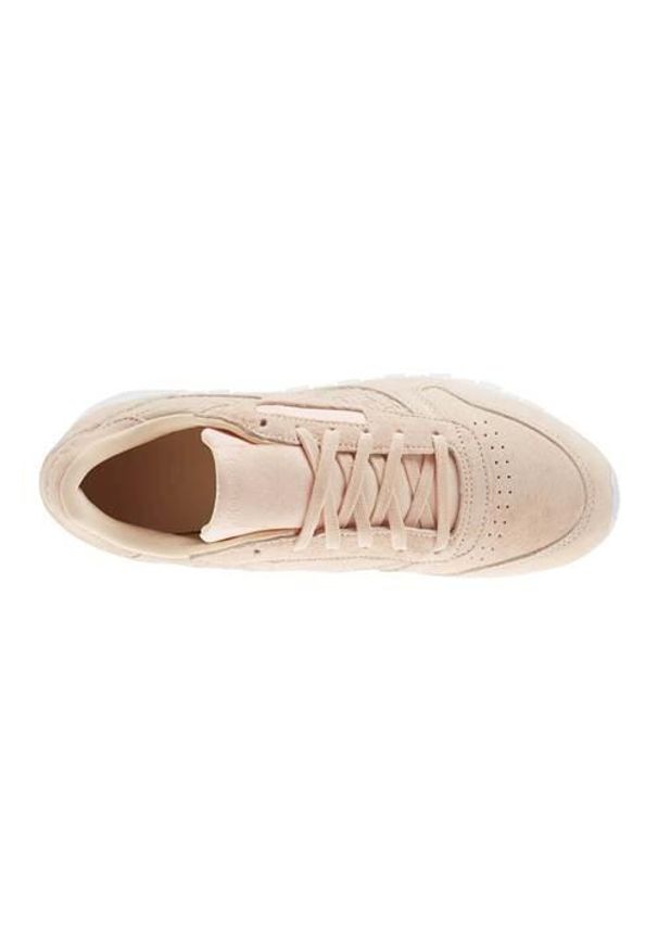 Buty do chodzenia damskie Reebok CL Lthr Woven Emb. Zapięcie: sznurówki. Kolor: wielokolorowy, beżowy. Materiał: guma, materiał, syntetyk. Szerokość cholewki: normalna. Sport: turystyka piesza