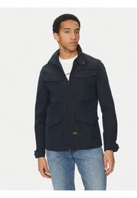 G-Star RAW - G-Star Raw Kurtka przejściowa Rovic D26117-D908 C742 Granatowy Regular Fit. Kolor: niebieski. Materiał: syntetyk