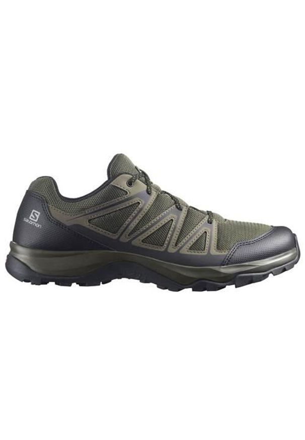 salomon - Buty trekkingowe męskie Salomon Barrakee. Kolor: wielokolorowy. Materiał: materiał, syntetyk. Szerokość cholewki: normalna