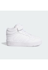 Adidas - Buty Hoops 4.0 Mid Kids. Okazja: na co dzień. Kolor: czarny, biały, wielokolorowy. Sport: koszykówka