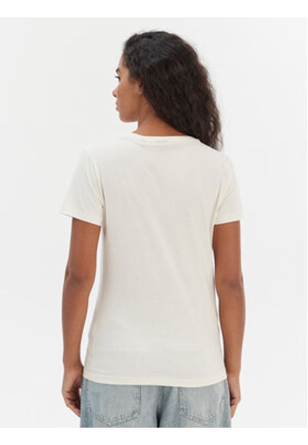 BOSS T-Shirt Elove 50556994 Beżowy Regular Fit. Kolor: beżowy. Materiał: bawełna