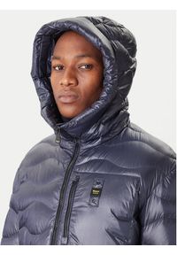 Blauer Kurtka puchowa Impermeabile 25WBLUK03068 Granatowy Regular Fit. Kolor: niebieski. Materiał: syntetyk