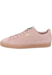 Buty damskie na co dzień Puma Suede Classic. Okazja: na co dzień. Zapięcie: sznurówki. Kolor: różowy. Materiał: syntetyk, materiał. Szerokość cholewki: normalna. Model: Puma Suede. Sport: turystyka piesza