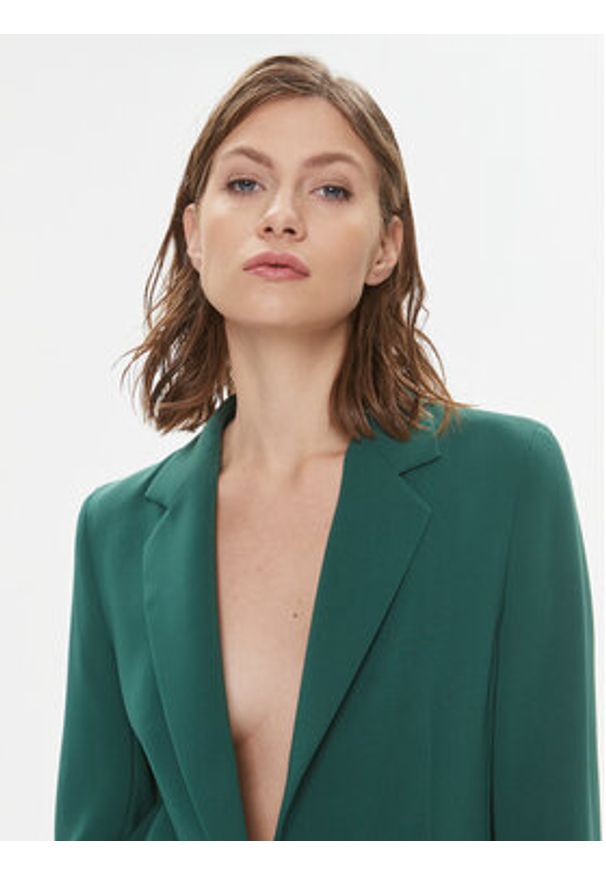 BOSS - Boss Marynarka Jocaluah 50490053 Zielony Regular Fit. Kolor: zielony. Materiał: syntetyk