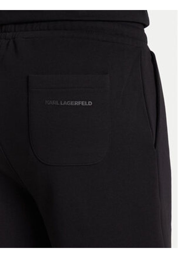 Karl Lagerfeld - KARL LAGERFELD Szorty sportowe 705114 553904 Czarny Loose Fit. Kolor: czarny. Materiał: bawełna. Styl: sportowy
