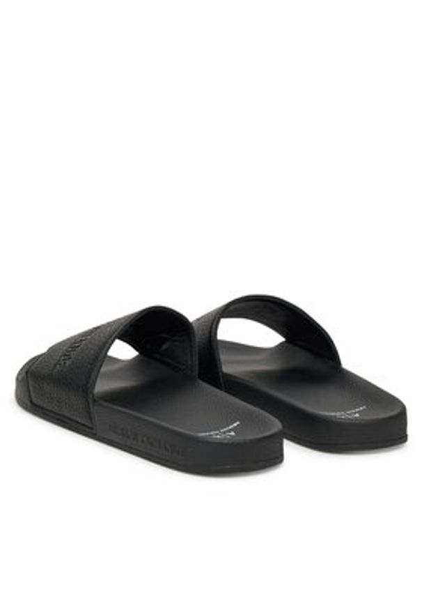Armani Exchange Klapki XUP017 XV795 00002 Czarny. Kolor: czarny. Materiał: skóra