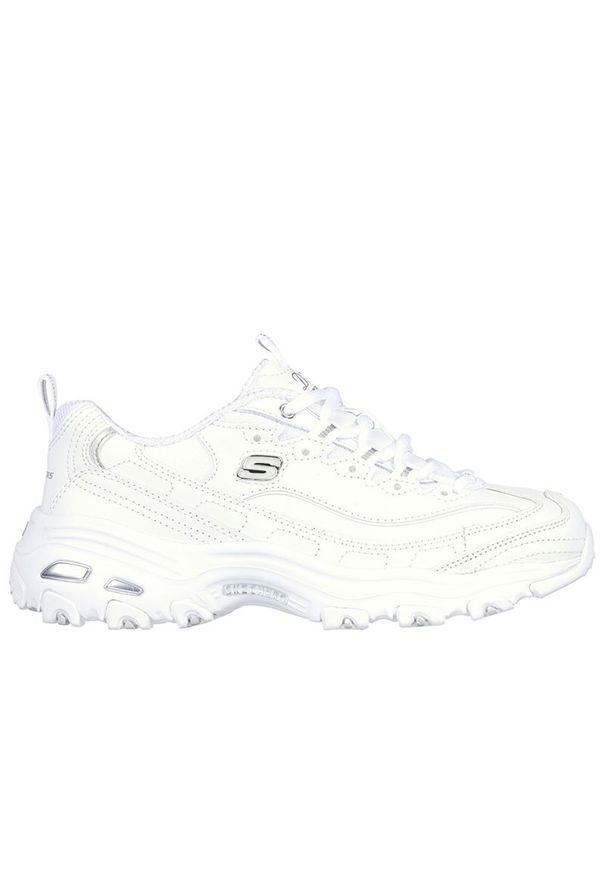 skechers - Buty Skechers D'Lites Fresh Start 11931WSL - białe. Zapięcie: sznurówki. Kolor: biały. Materiał: guma, skóra. Szerokość cholewki: normalna. Model: Skechers Sport