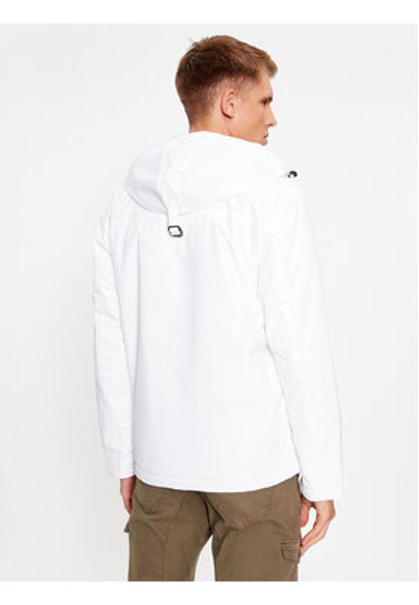 Napapijri Kurtka anorak NP0A4GMD Biały Regular Fit. Kolor: biały. Materiał: syntetyk