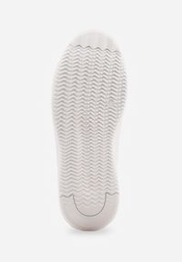 Renee - Biało-Czarne Sneakersy z Ekoskóry na Grubej Podeszwie ze Sznurowaniem Serizia. Okazja: na co dzień. Zapięcie: sznurówki. Kolor: biały. Materiał: jeans. Obcas: na platformie #2