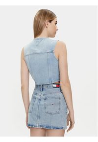 Tommy Jeans Kamizelka DW0DW17684 Niebieski Regular Fit. Kolor: niebieski. Materiał: bawełna #5