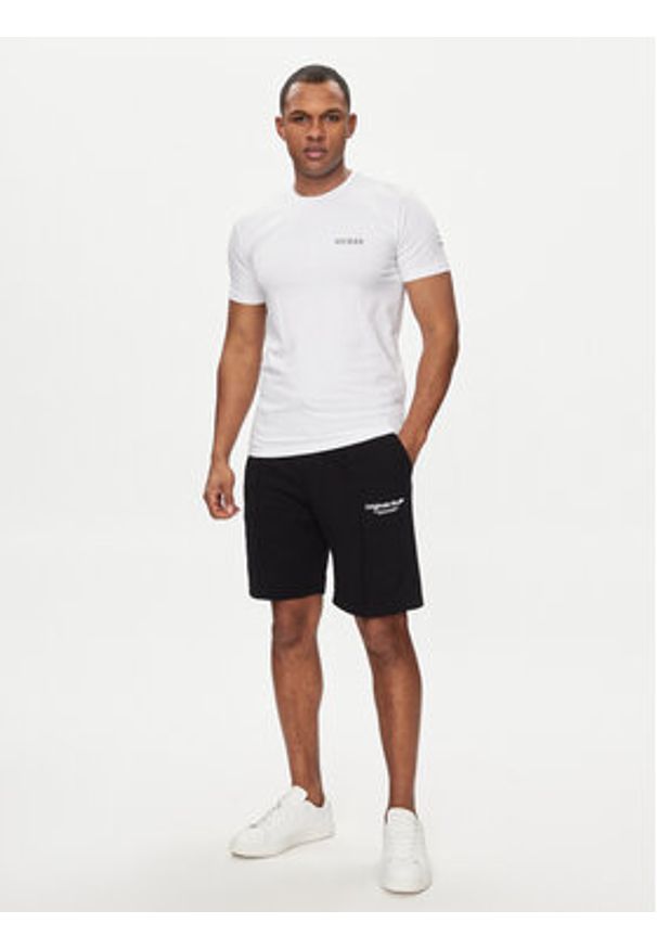 Jack & Jones - Jack&Jones Szorty sportowe Vesterbro 12252251 Czarny Loose Fit. Kolor: czarny. Materiał: bawełna. Styl: sportowy