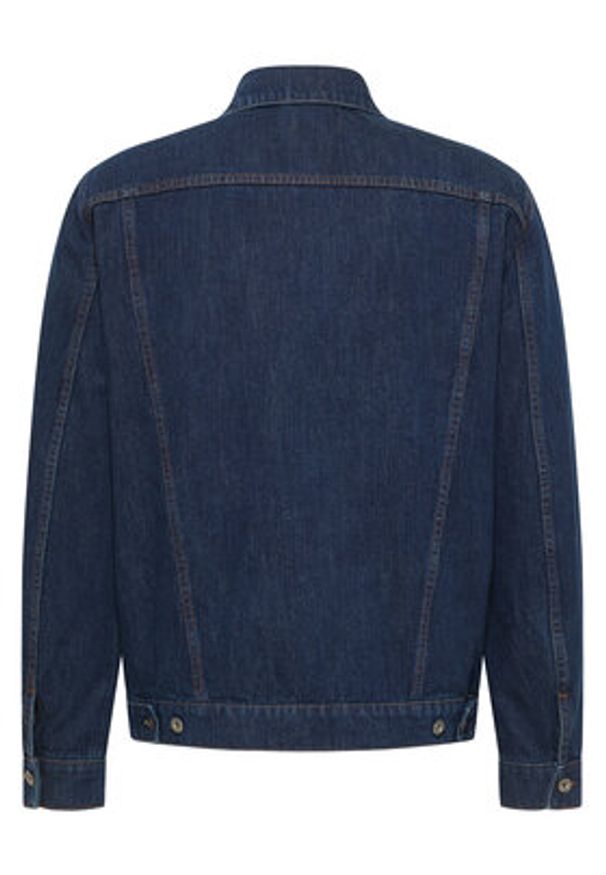 Mustang Kurtka jeansowa Dallas 1016830 Niebieski Regular Fit. Kolor: niebieski. Materiał: bawełna