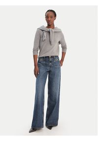 TOMMY HILFIGER - Tommy Hilfiger Sweter WW0WW44984 Szary Regular Fit. Kolor: szary. Materiał: bawełna, syntetyk #5