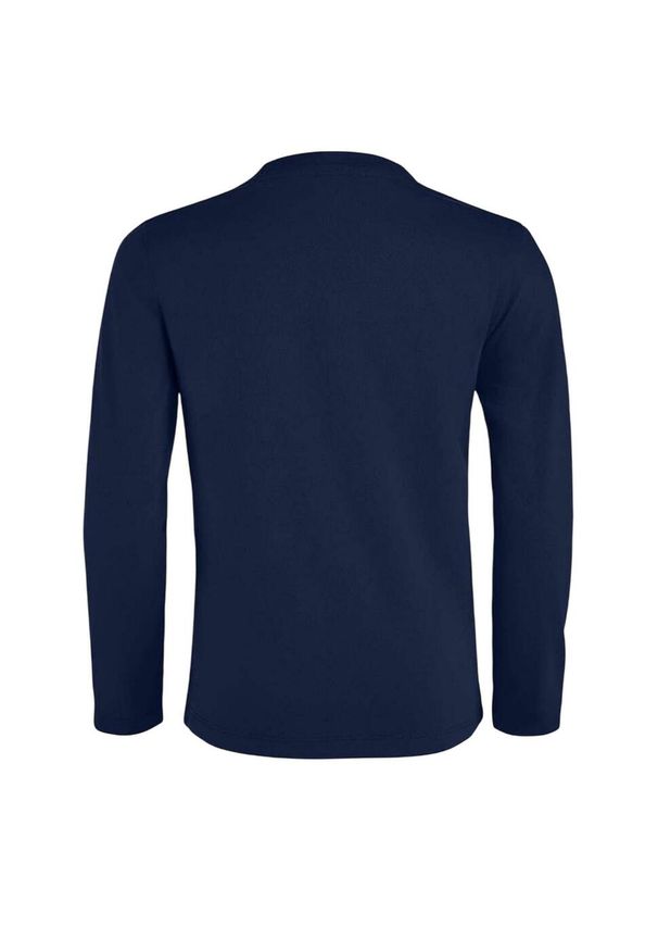 SOL'S - Dziecięca/niemowlęca Koszulka Imperial Z Długim Rękawem. Kolor: niebieski. Długość rękawa: długi rękaw. Długość: długie. Sport: turystyka piesza