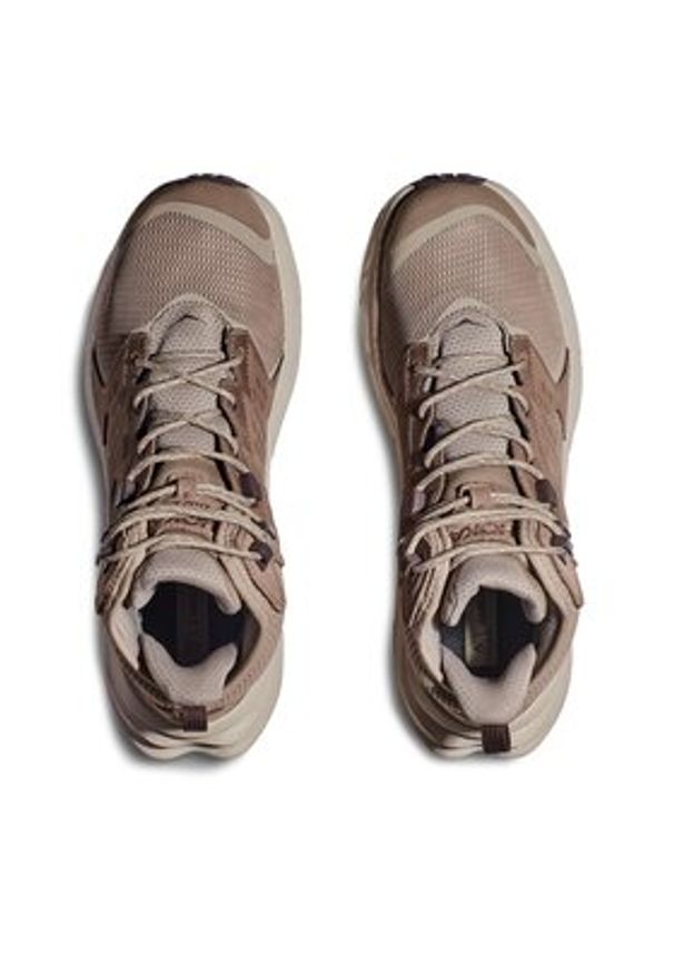 HOKA - Hoka Trekkingi Anacapa 2 Mid Gtx GORE-TEX 1141633 Szary. Kolor: szary. Materiał: nubuk, skóra. Technologia: Gore-Tex. Sport: turystyka piesza