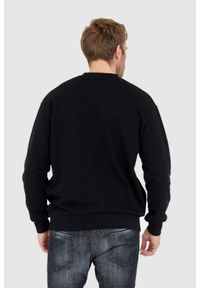 Philipp Plein - PHILIPP PLEIN Czarna bluza męska ls hexagon, Rozmiar M. Kolor: czarny #4