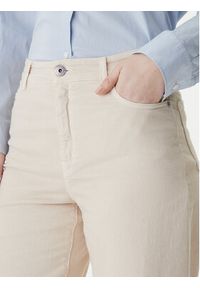 Weekend Max Mara Jeansy Medina 2615131051 Beżowy Wide Leg. Kolor: beżowy #4