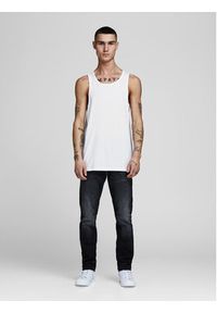 Jack & Jones Komplet tank topów Basic 12133910 Biały Regular Fit. Kolor: biały. Materiał: bawełna #7