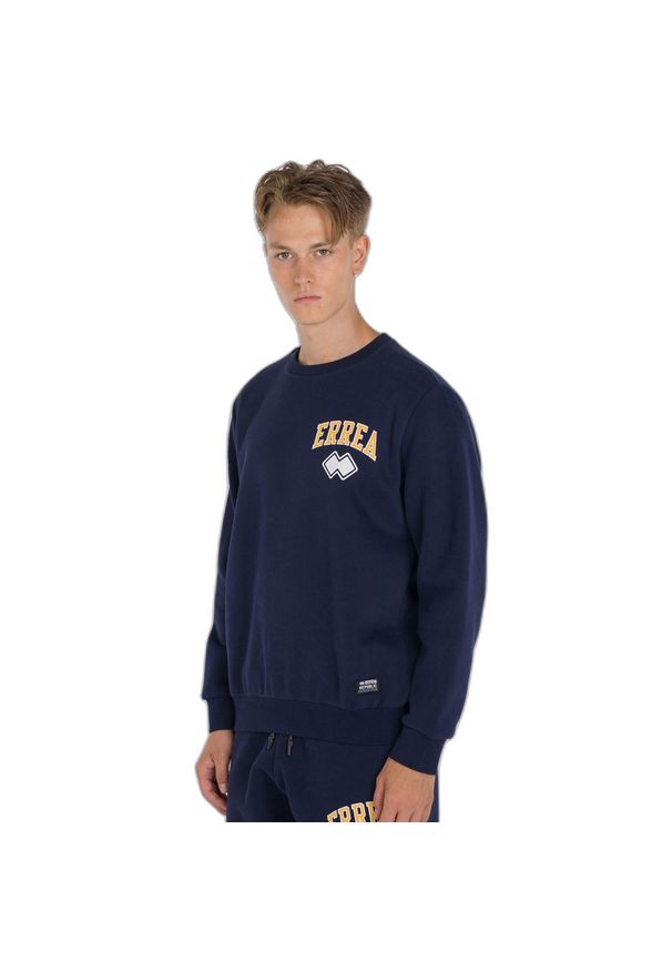 ERREA - Bluza z okrągłym dekoltem Errea Graphic 51. Kolor: niebieski. Materiał: poliester, bawełna. Sport: fitness