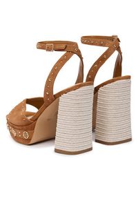 Guess Sandały FLJV2C SUE03 Brązowy jasny. Kolor: brązowy. Materiał: skóra, zamsz #3